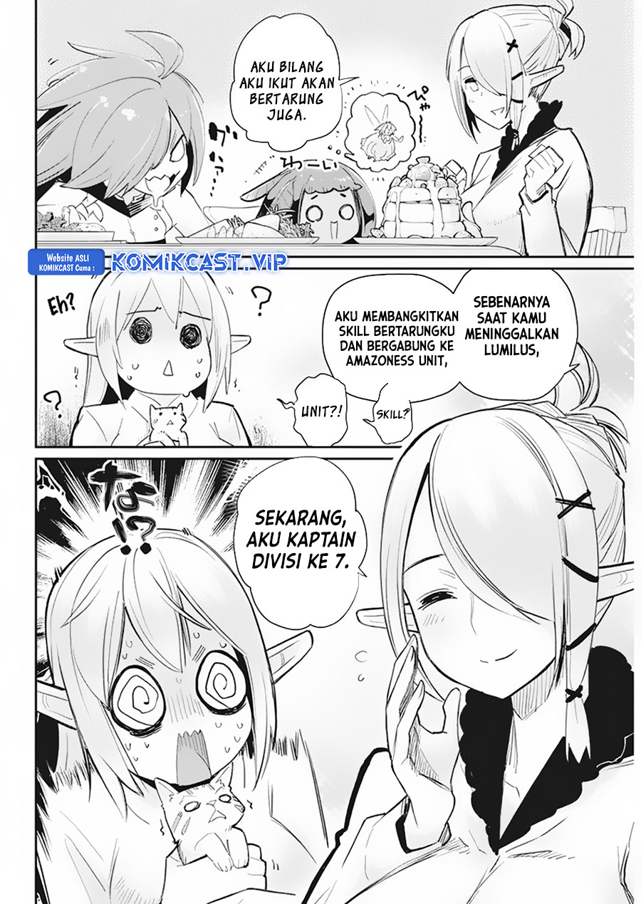 S-Rank Monster no Behemoth Dakedo, Neko to Machigawarete Erufu Musume no Kishi (Pet) Toshite Kurashitemasu Chapter 55 Bahasa Indonesia